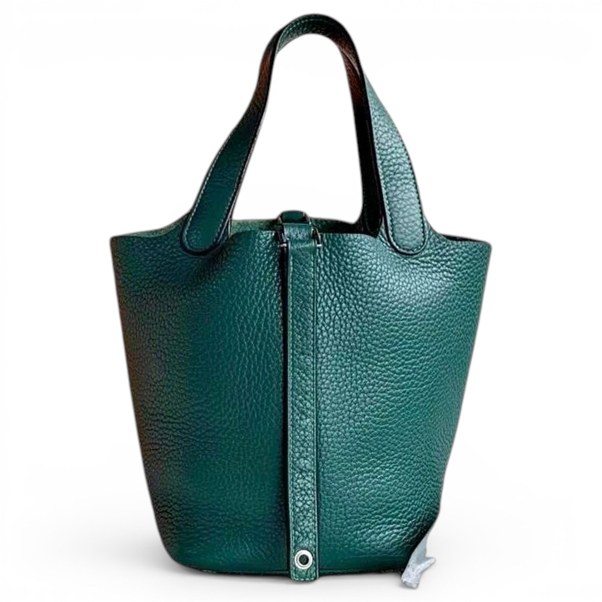 Picotin leather tote