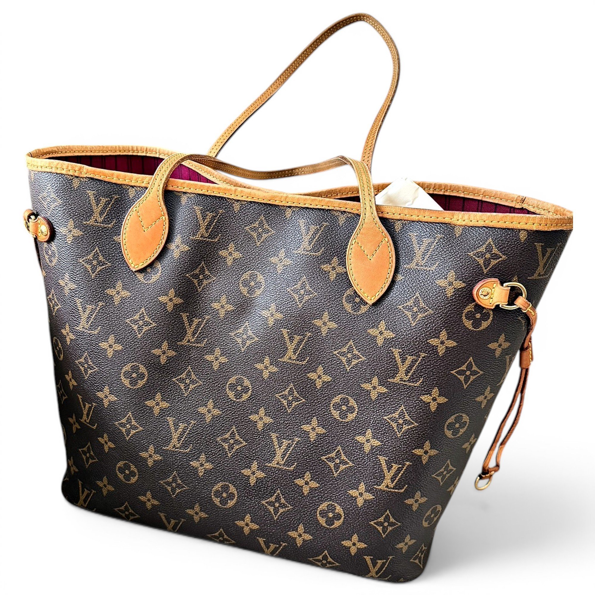 Neverfull leather tote