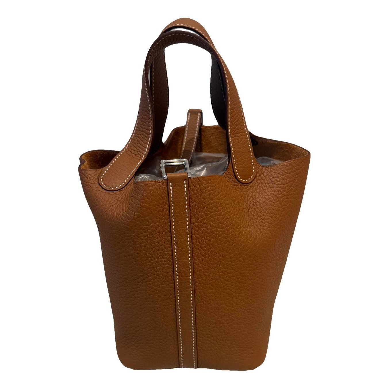 Picotin leather handbag