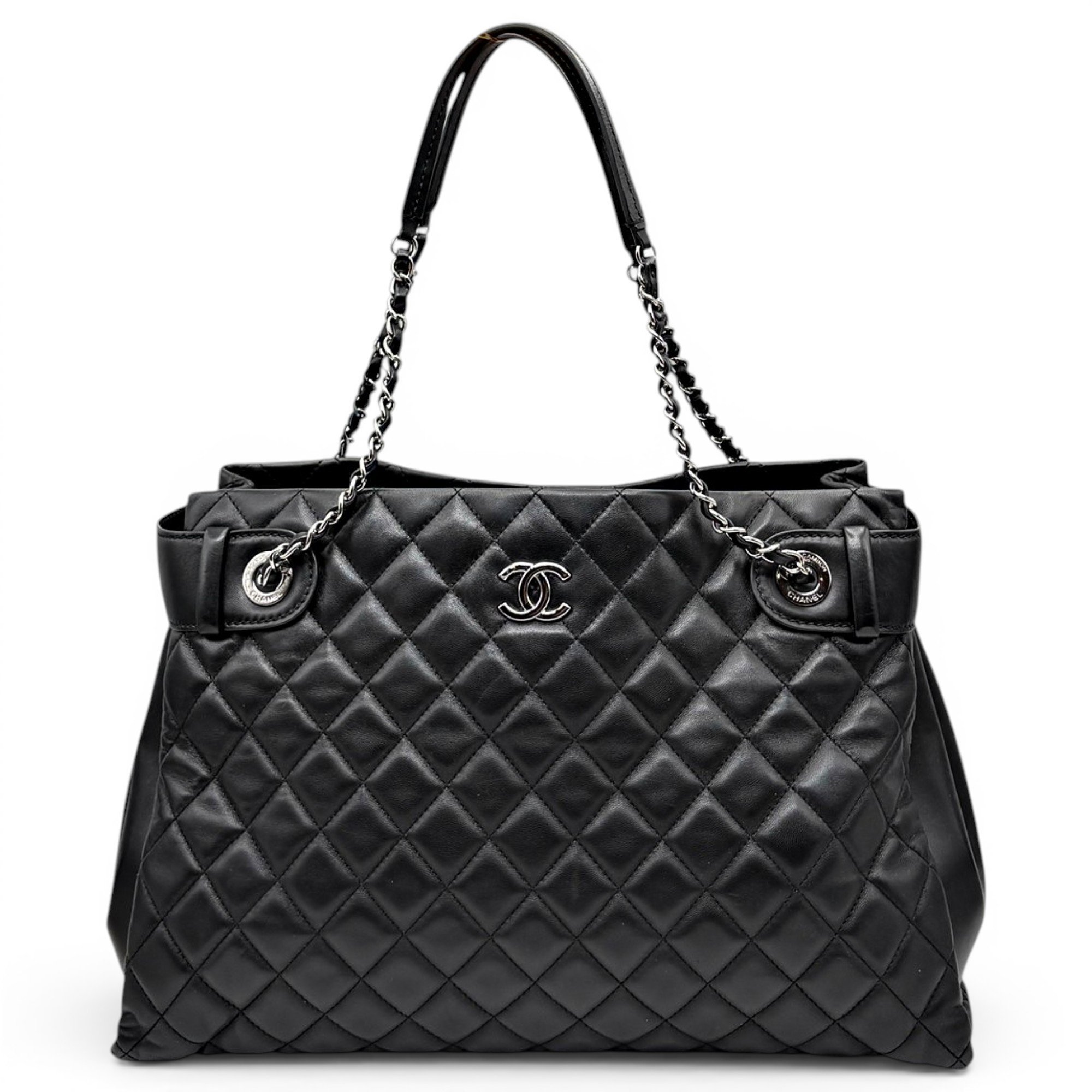Leather tote