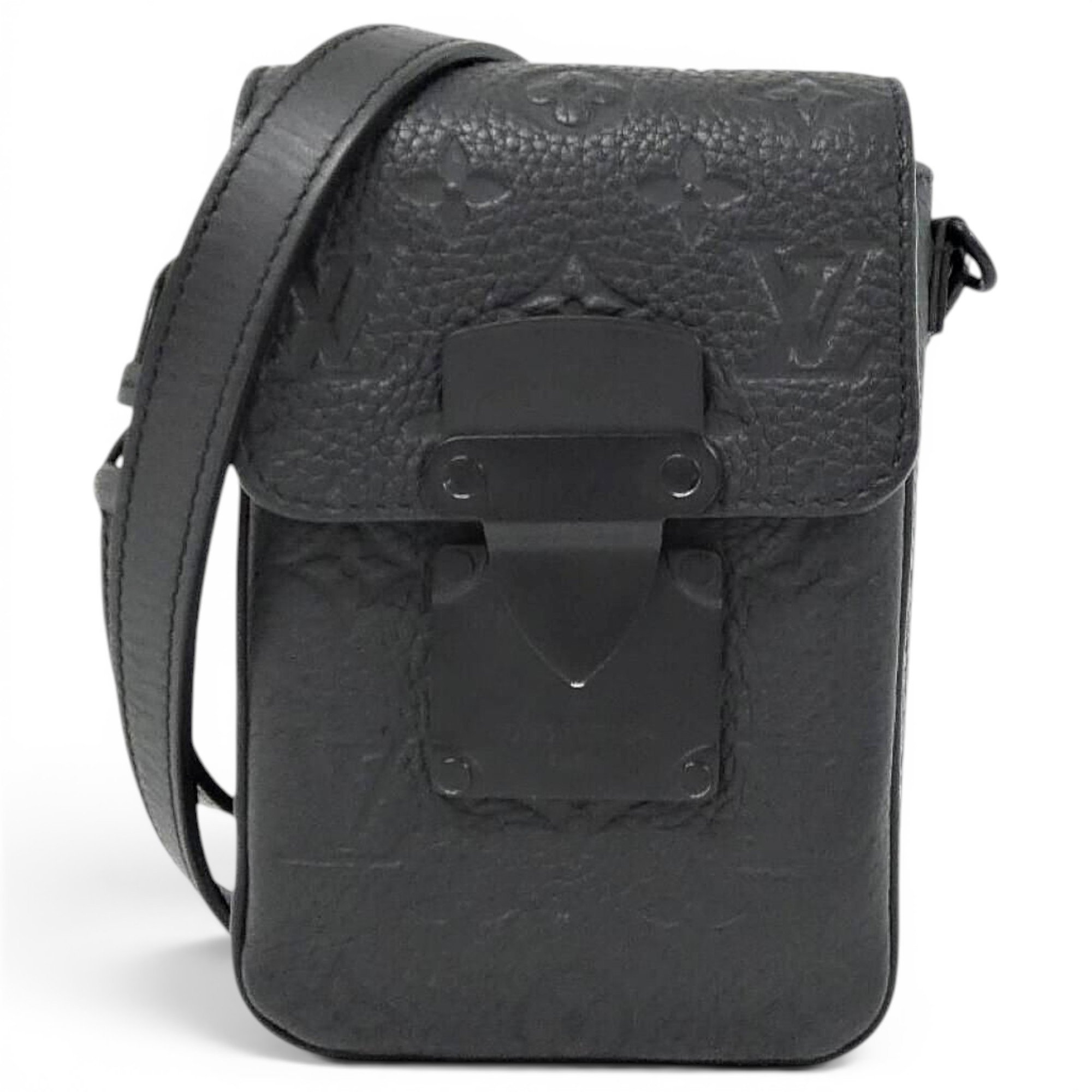 Lockit Vertical leather handbag