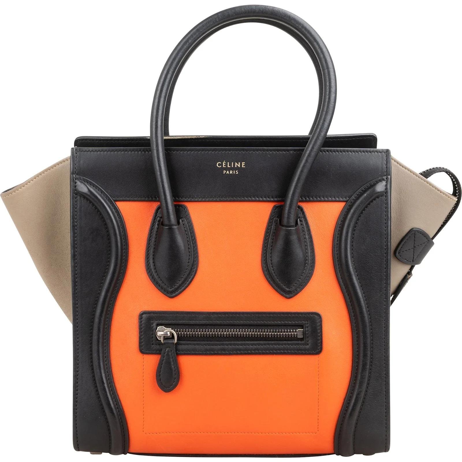 Luggage leather handbag