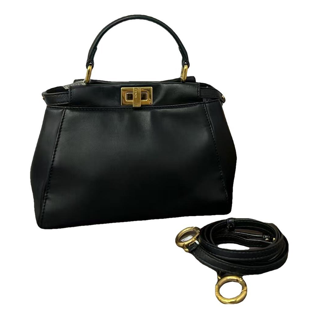 Peekaboo leather handbag