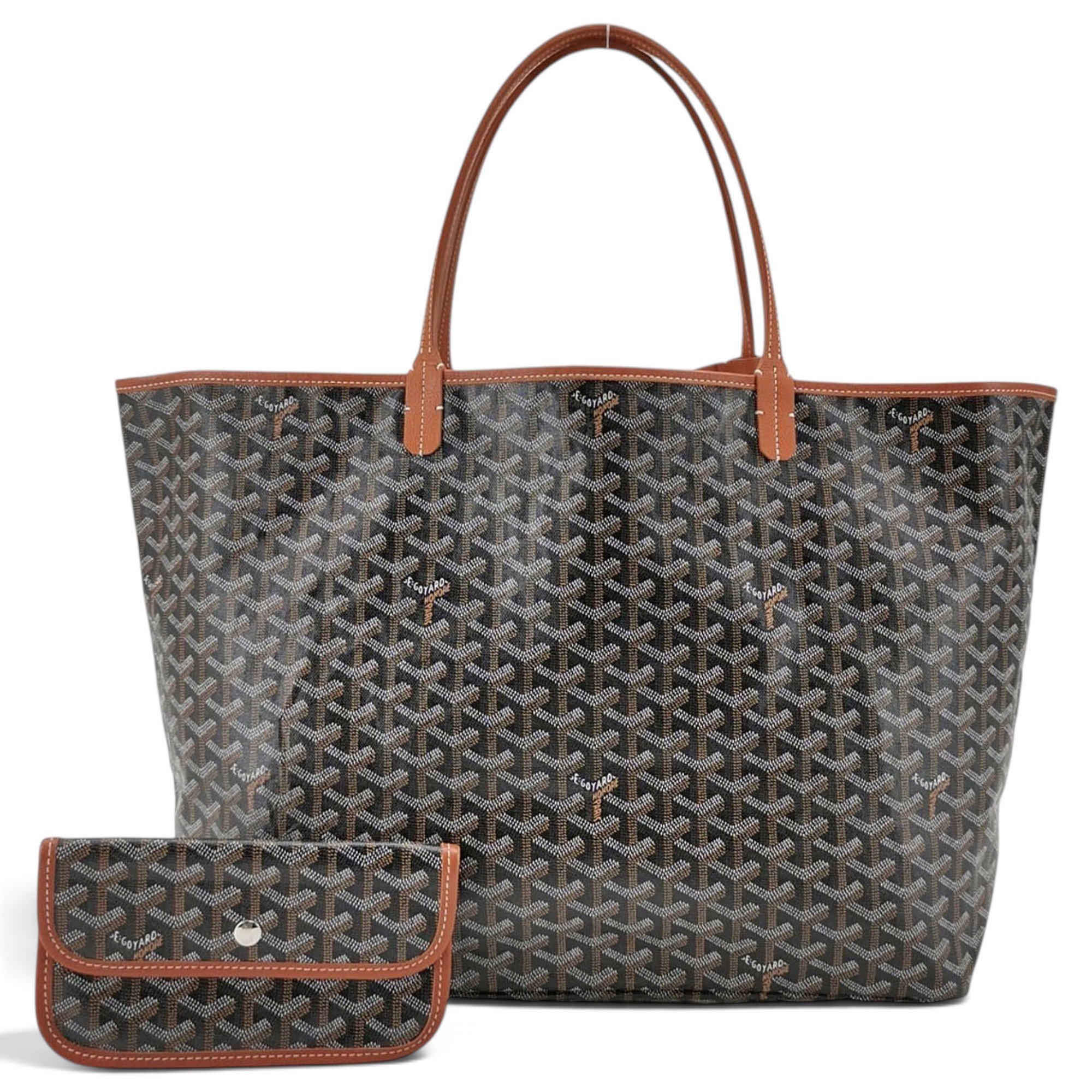 Goyard Saint-Louis leather tote