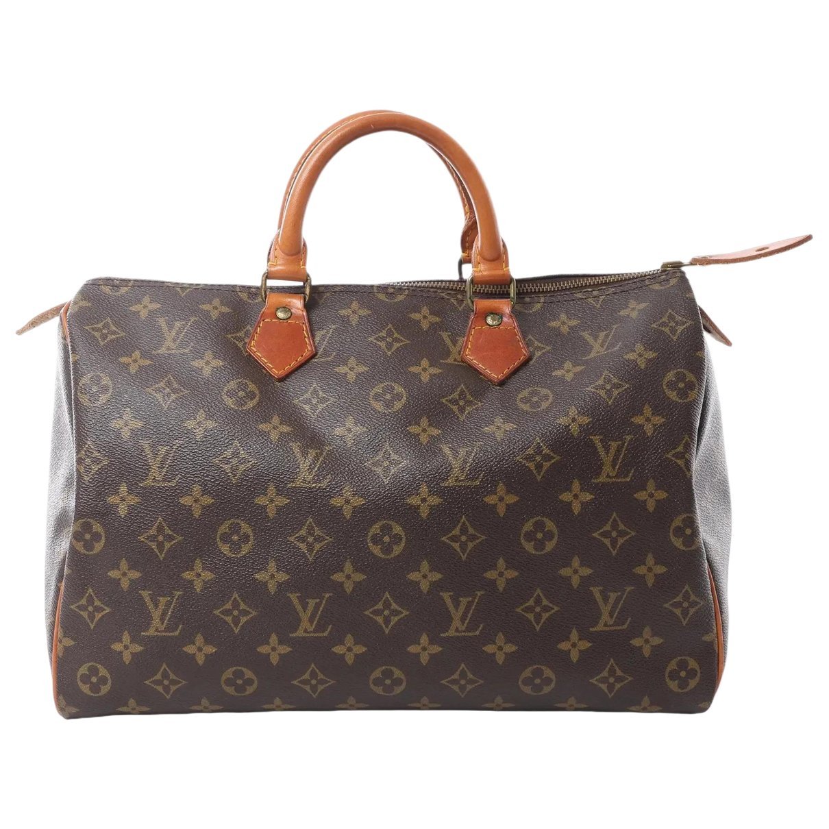 Speedy leather handbag