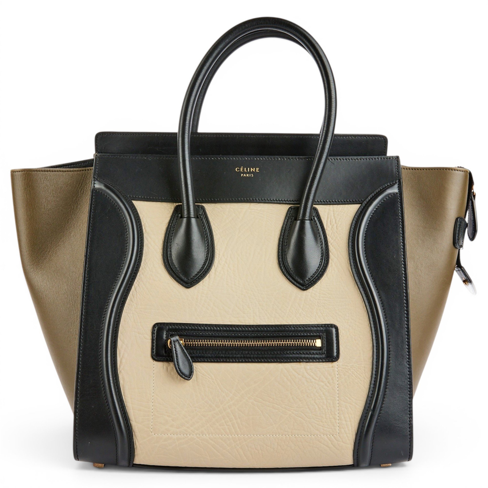 Luggage leather handbag
