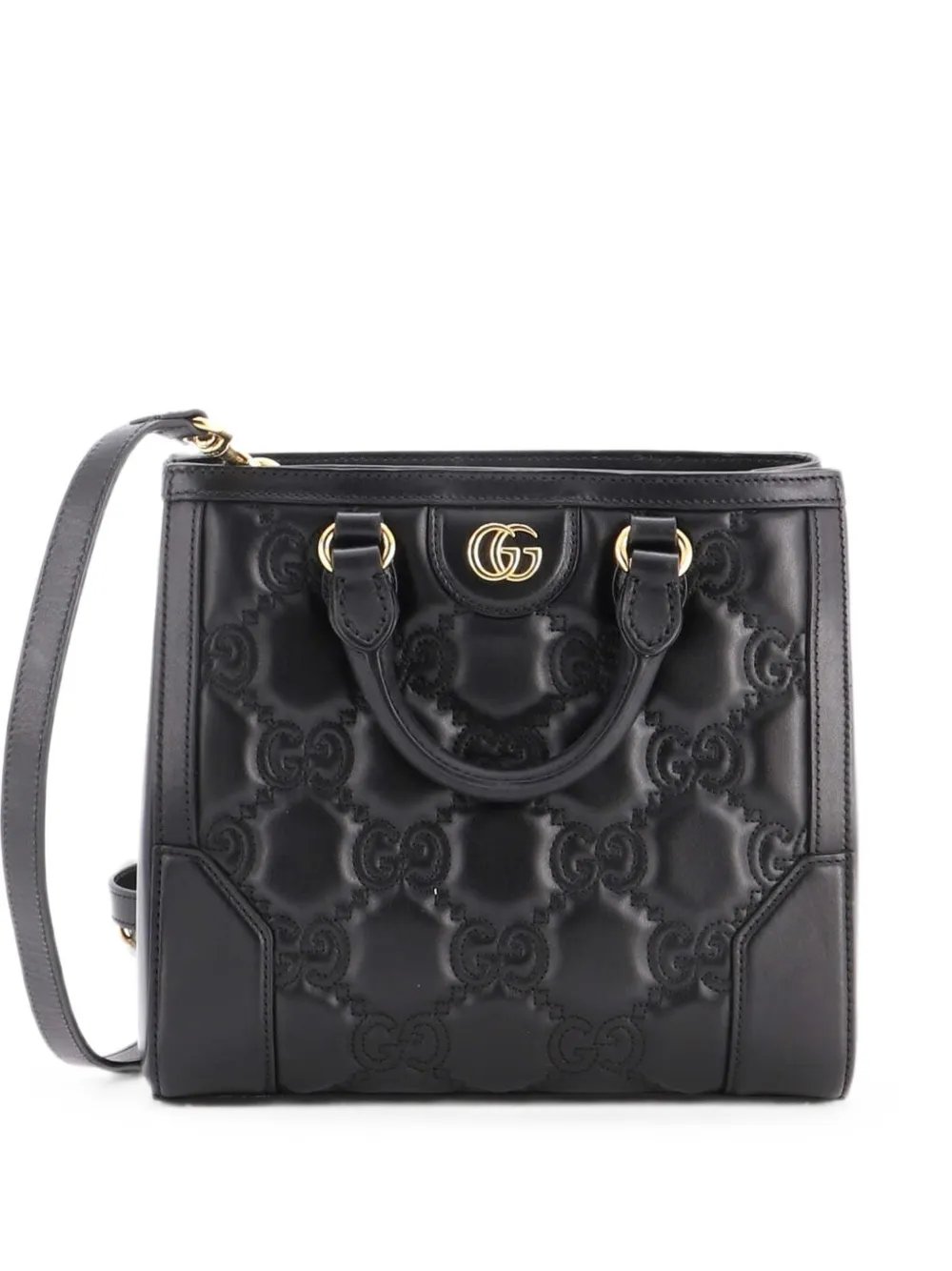 GG Top Handle Tote GG Matelasse Leather Mini satchel