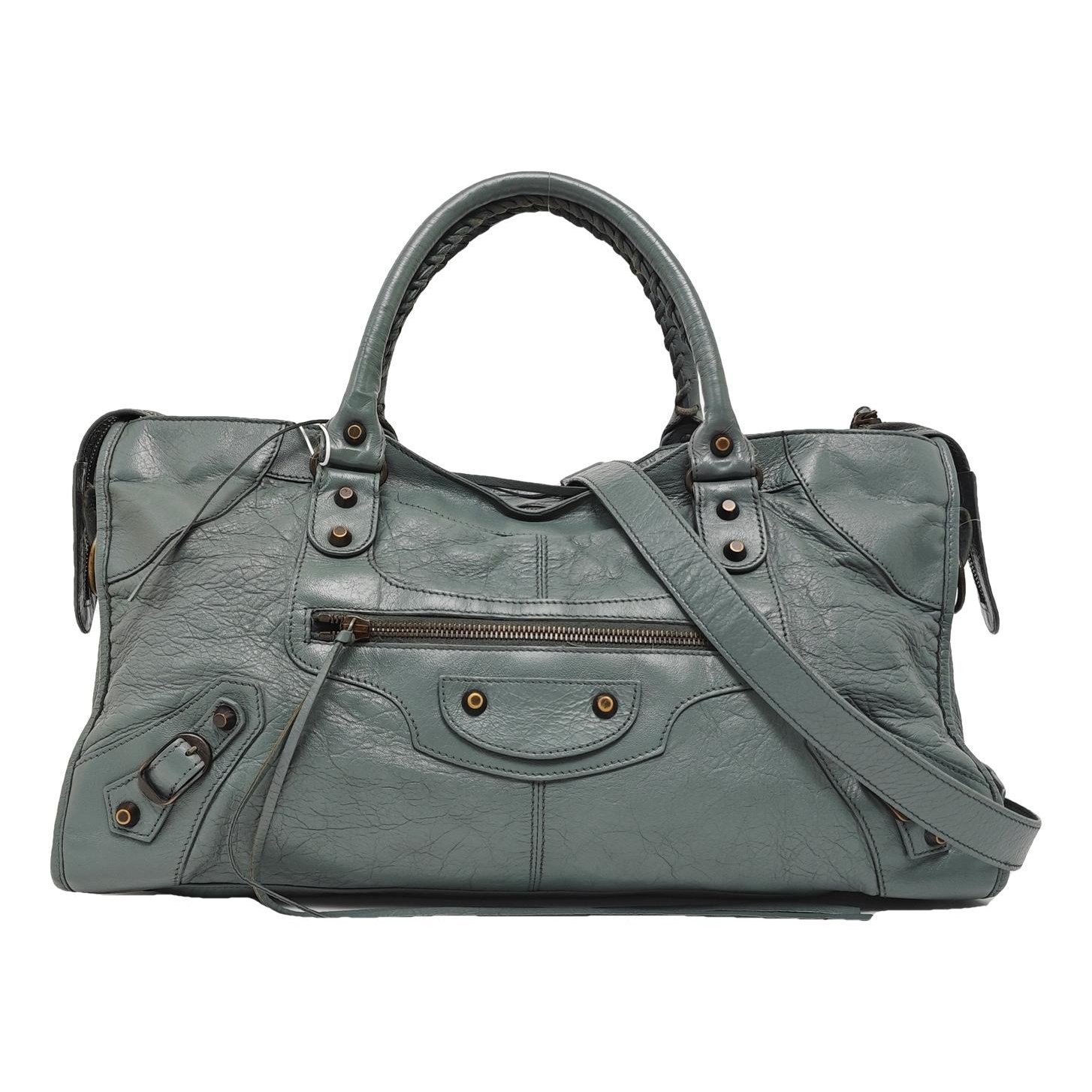 Leather handbag