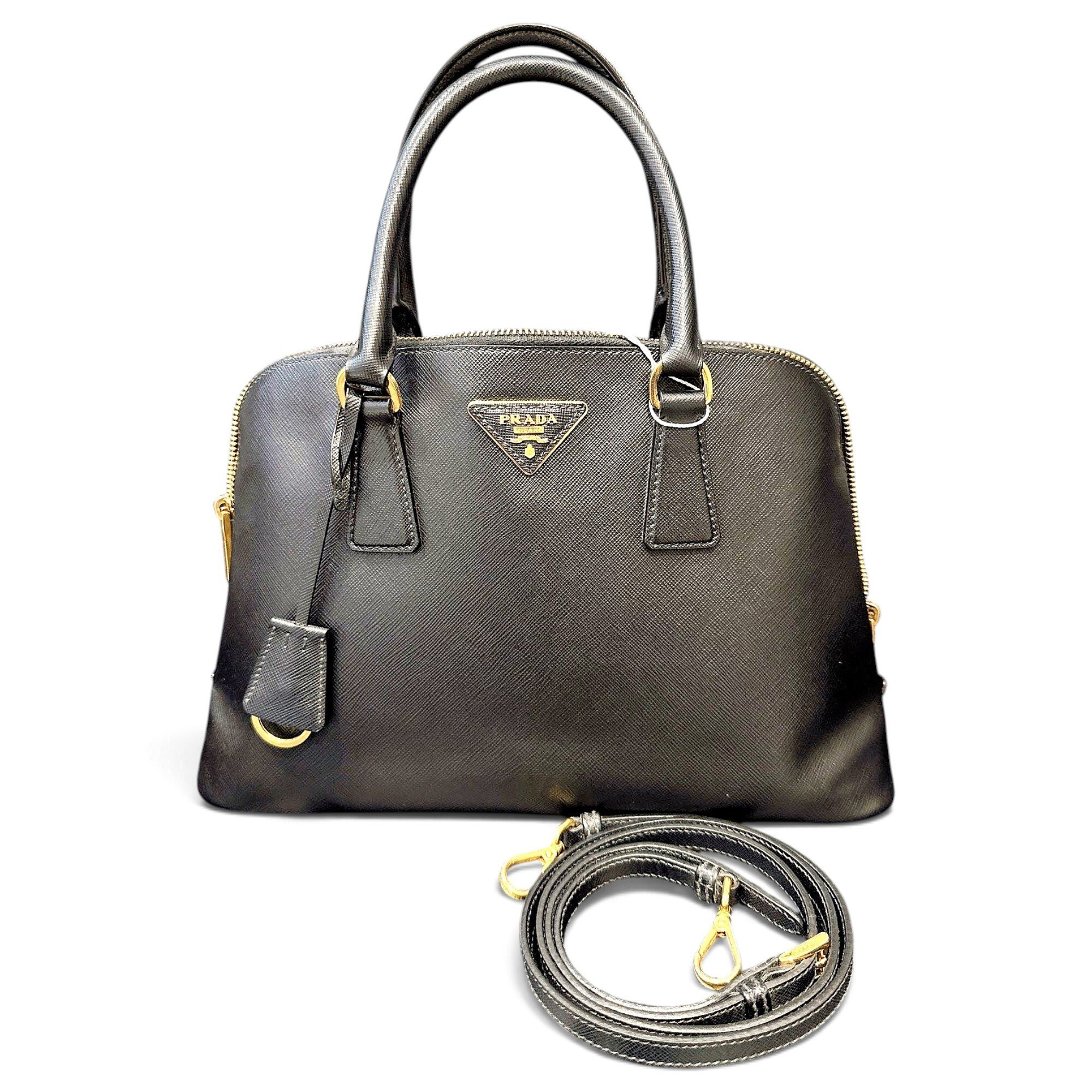 Prada Promenade leather handbag