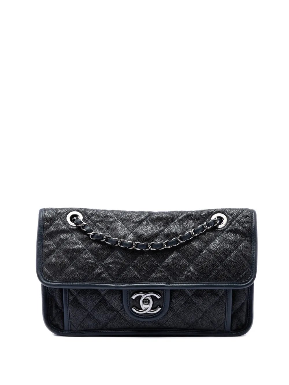 2014 Medium Quilted Caviar French Riviera Flap shoulder bag