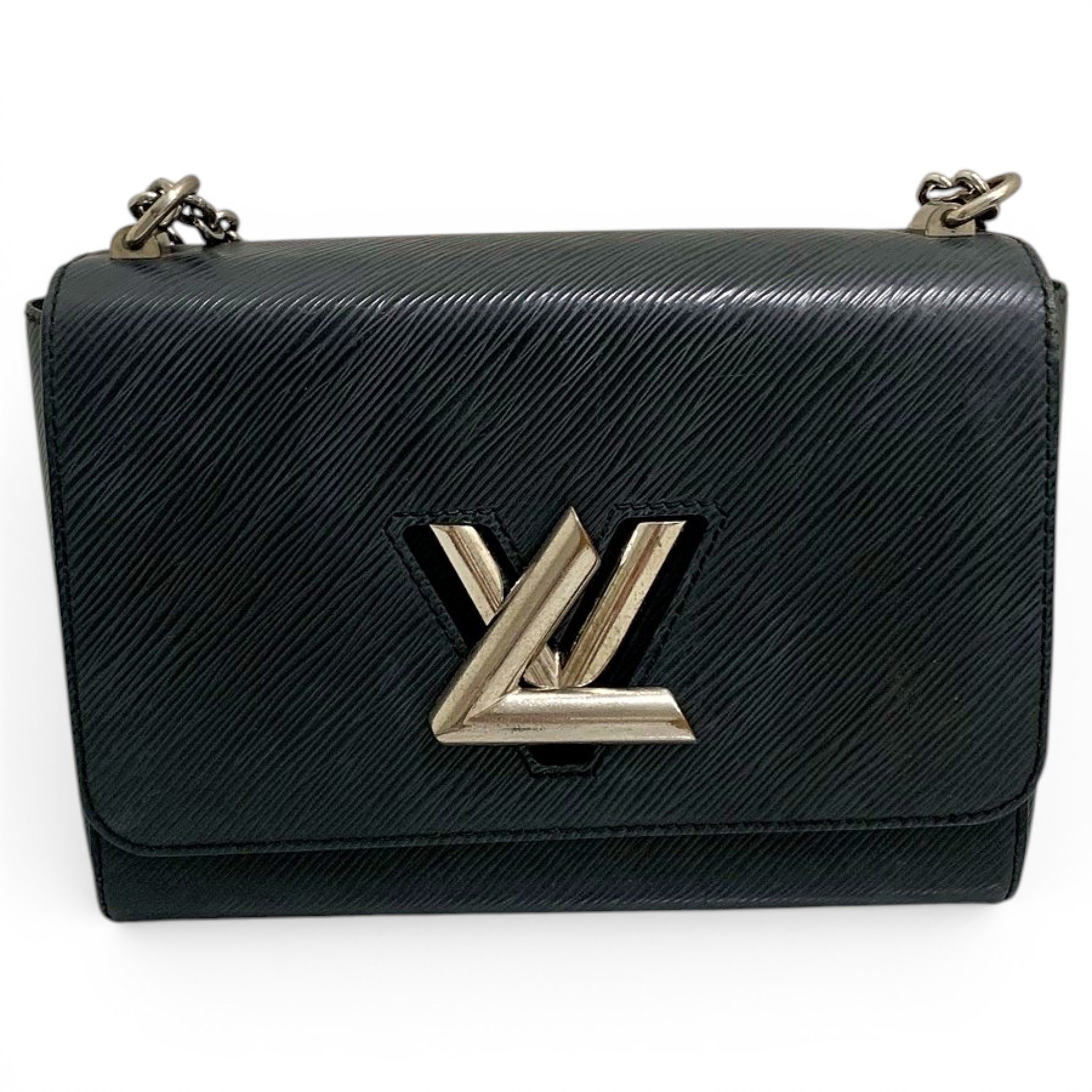 Twist leather crossbody bag