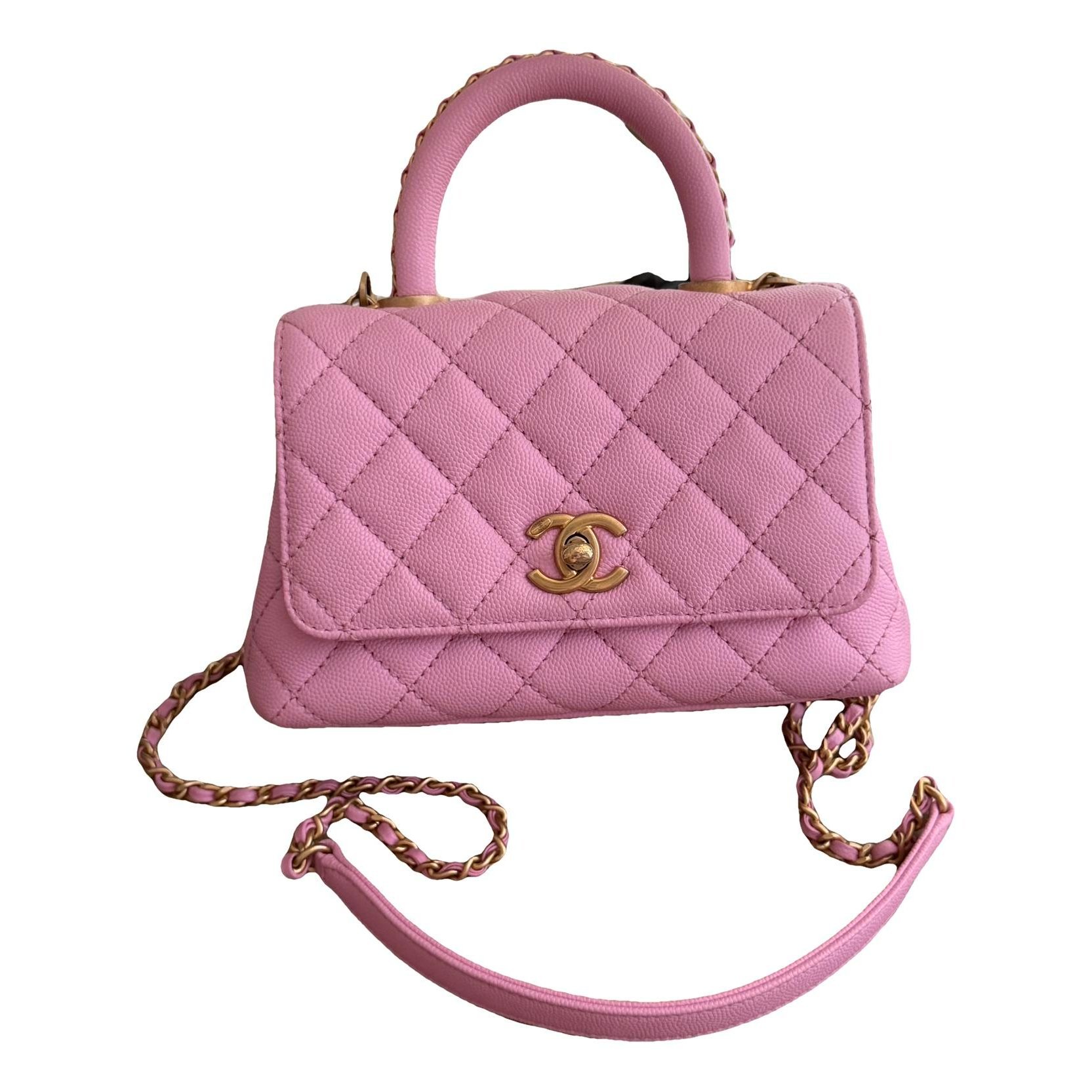 Coco Handle leather handbag