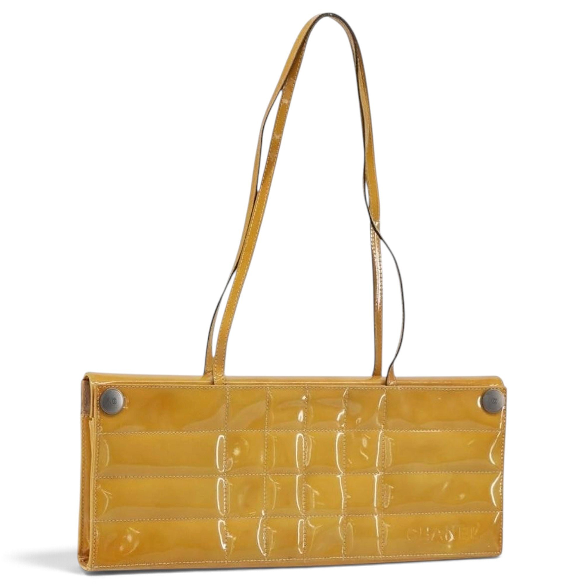 Patent leather handbag