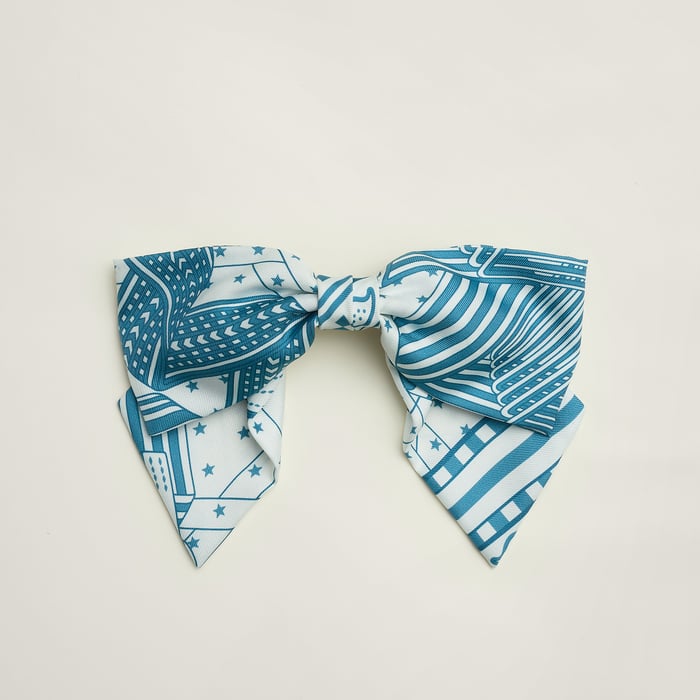 Bleu Jean "Sangles En Zigzag Bandana" Grenelle GM Hair Clip