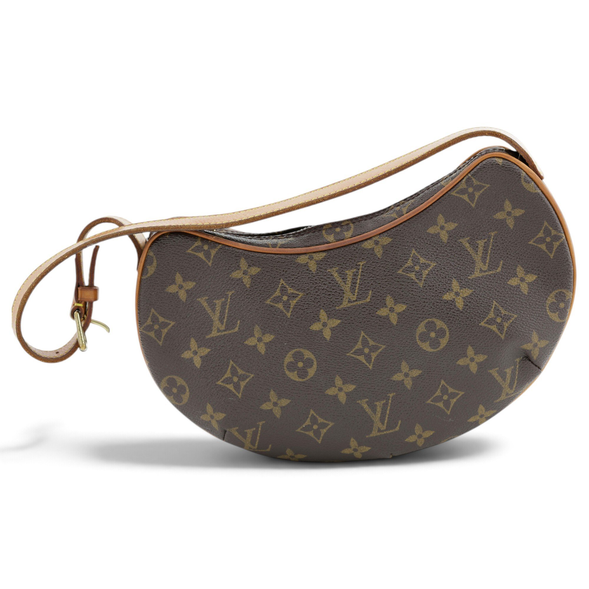 Croissant leather handbag