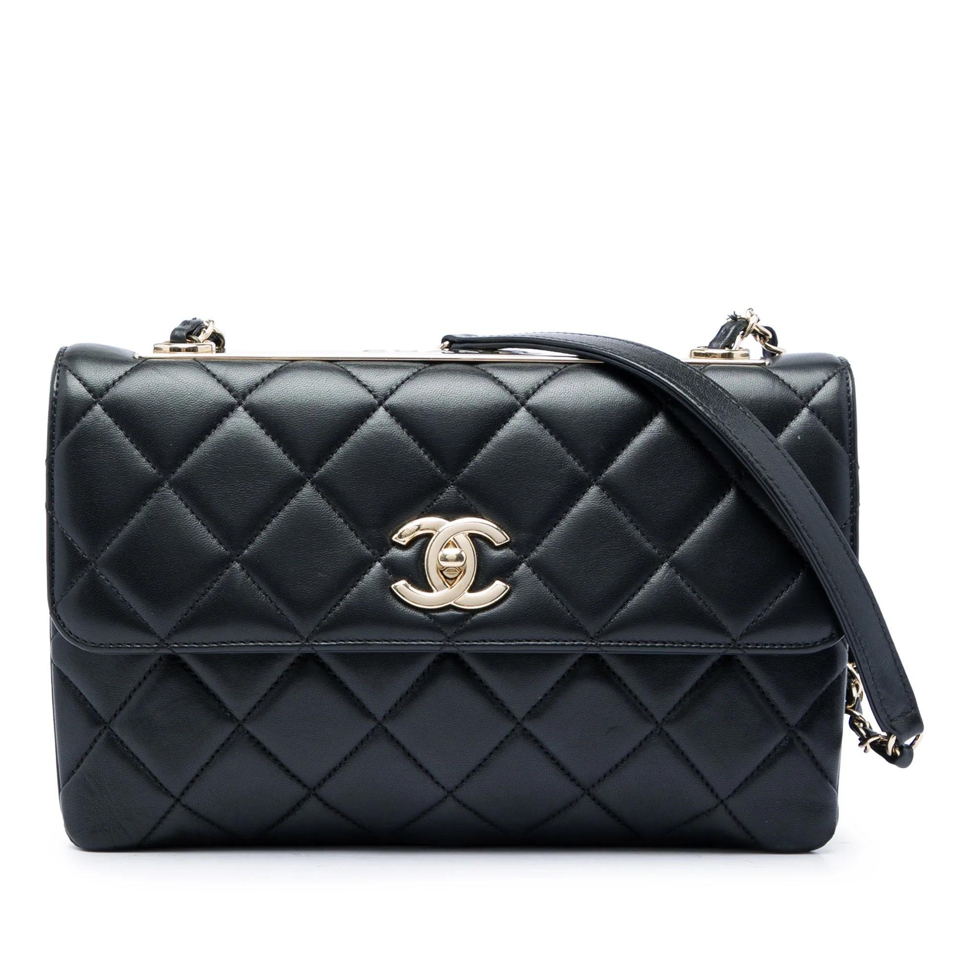 Trendy CC pony-style calfskin handbag