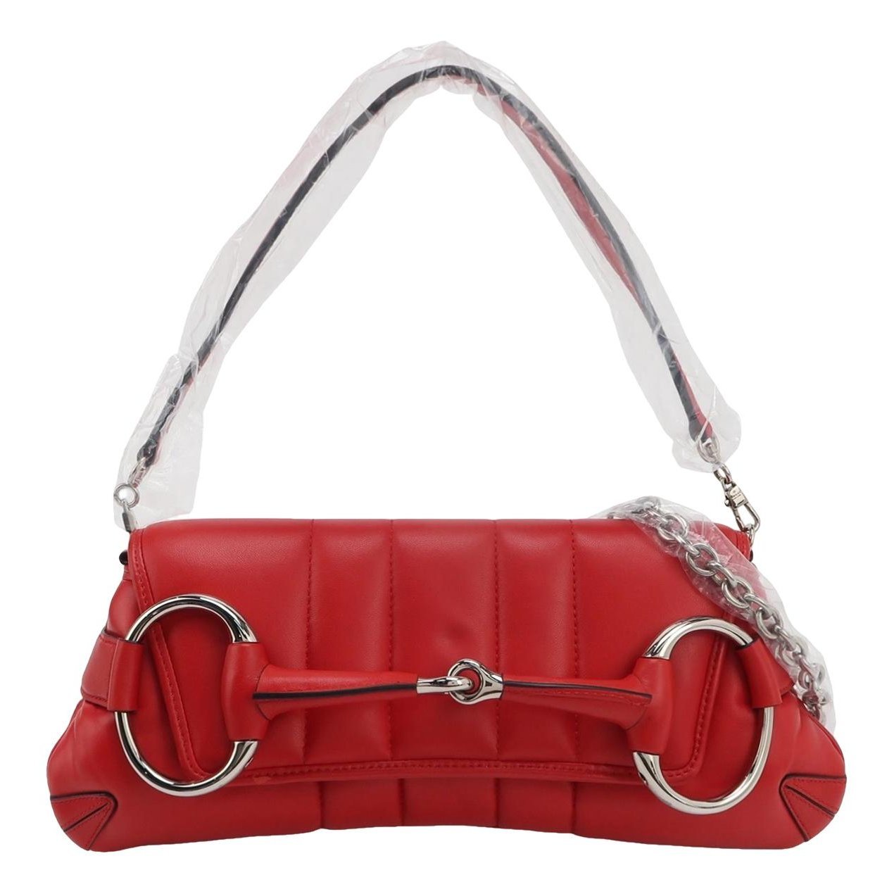 Horsebit Chain leather handbag