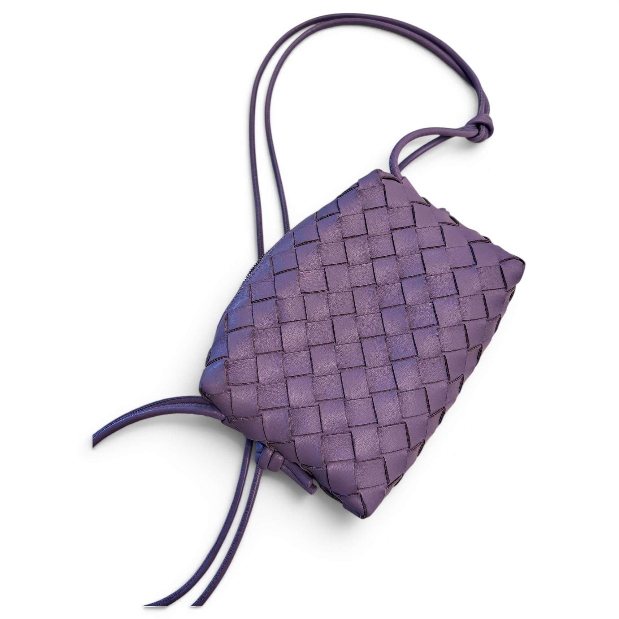 Loop leather crossbody bag