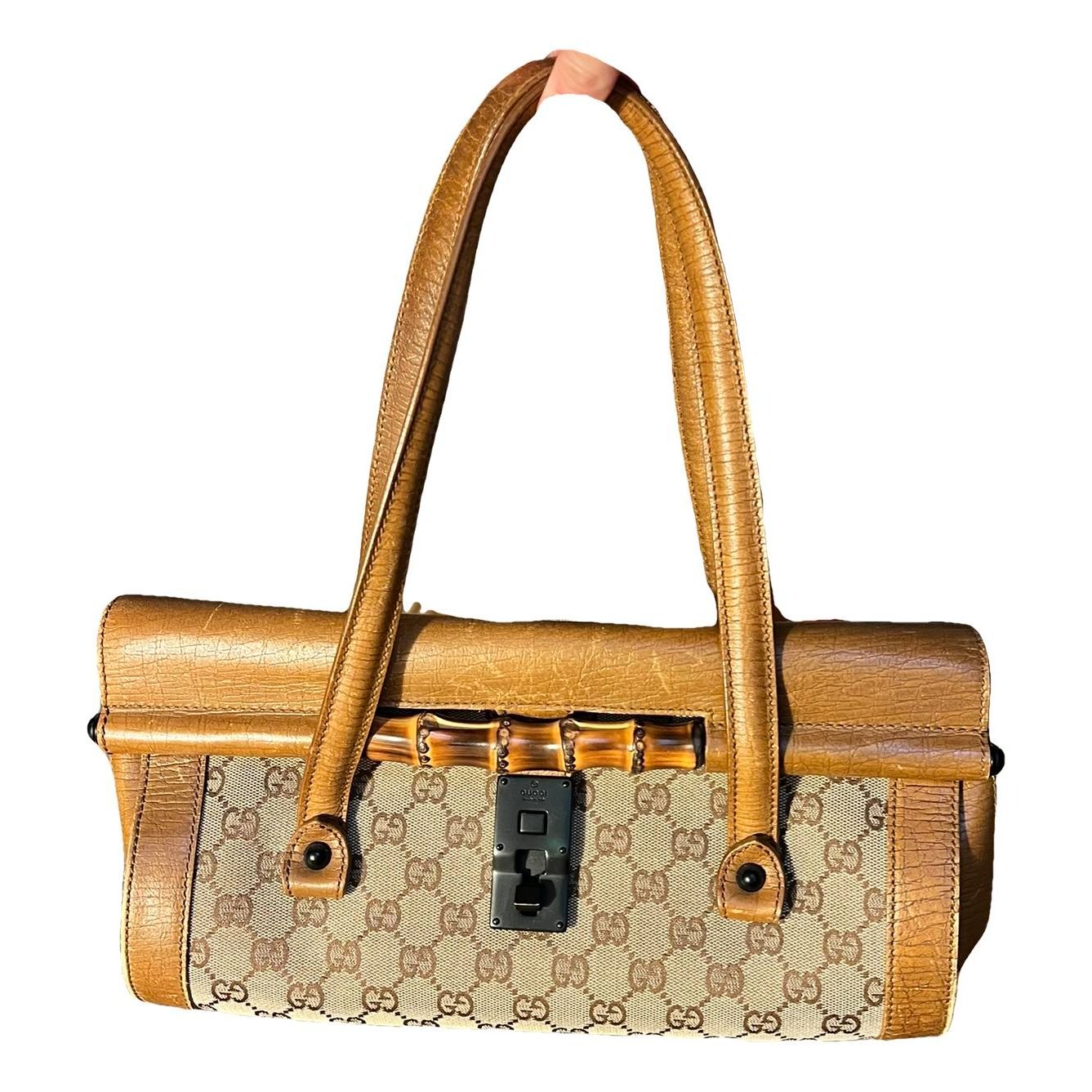 Bamboo Bullet leather handbag