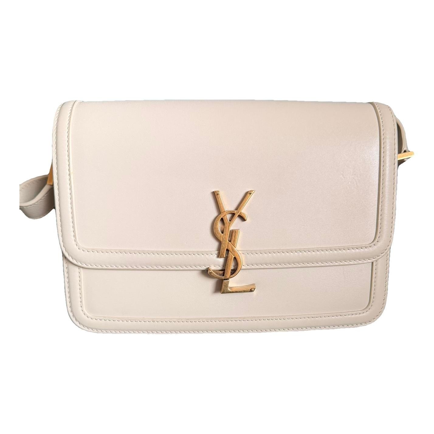 Solférino leather handbag