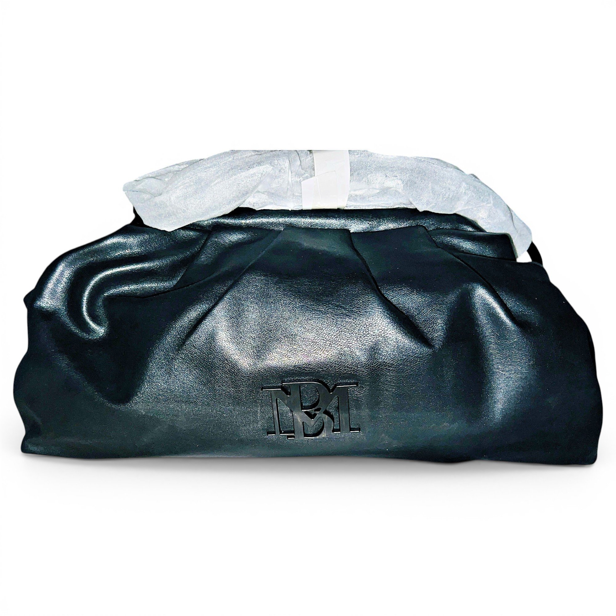 Vegan leather clutch bag