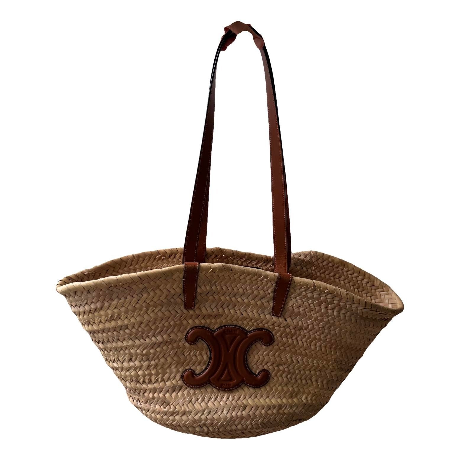Triomphe leather tote