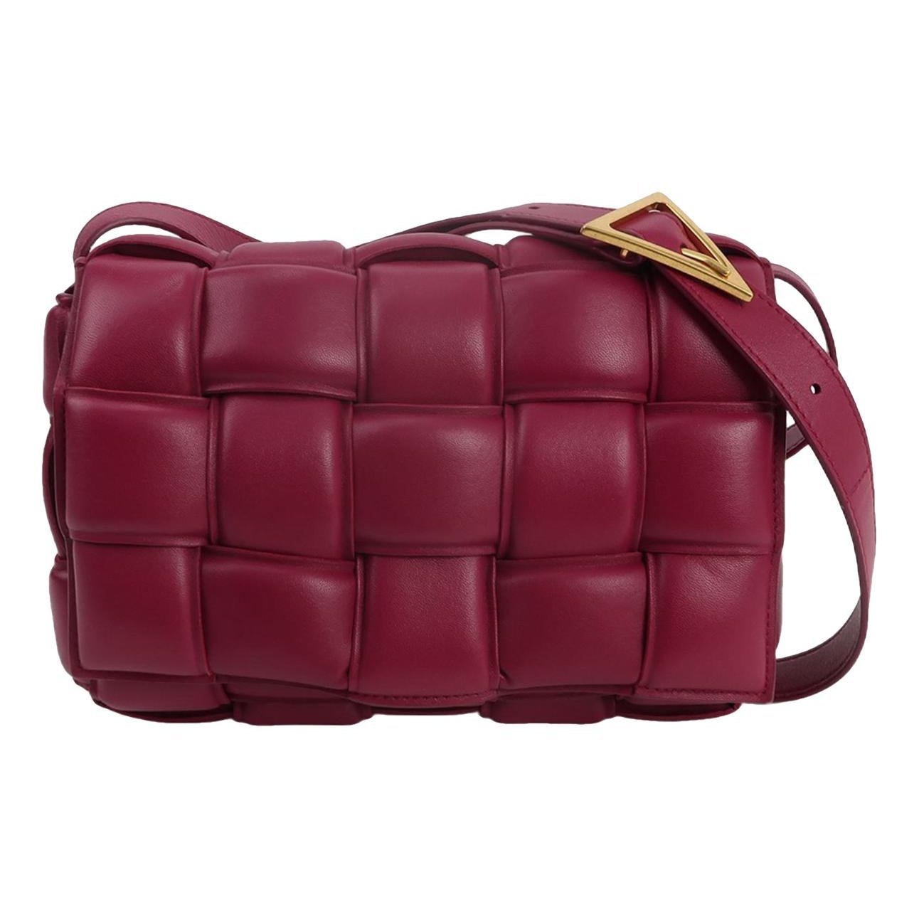 Cassette leather handbag