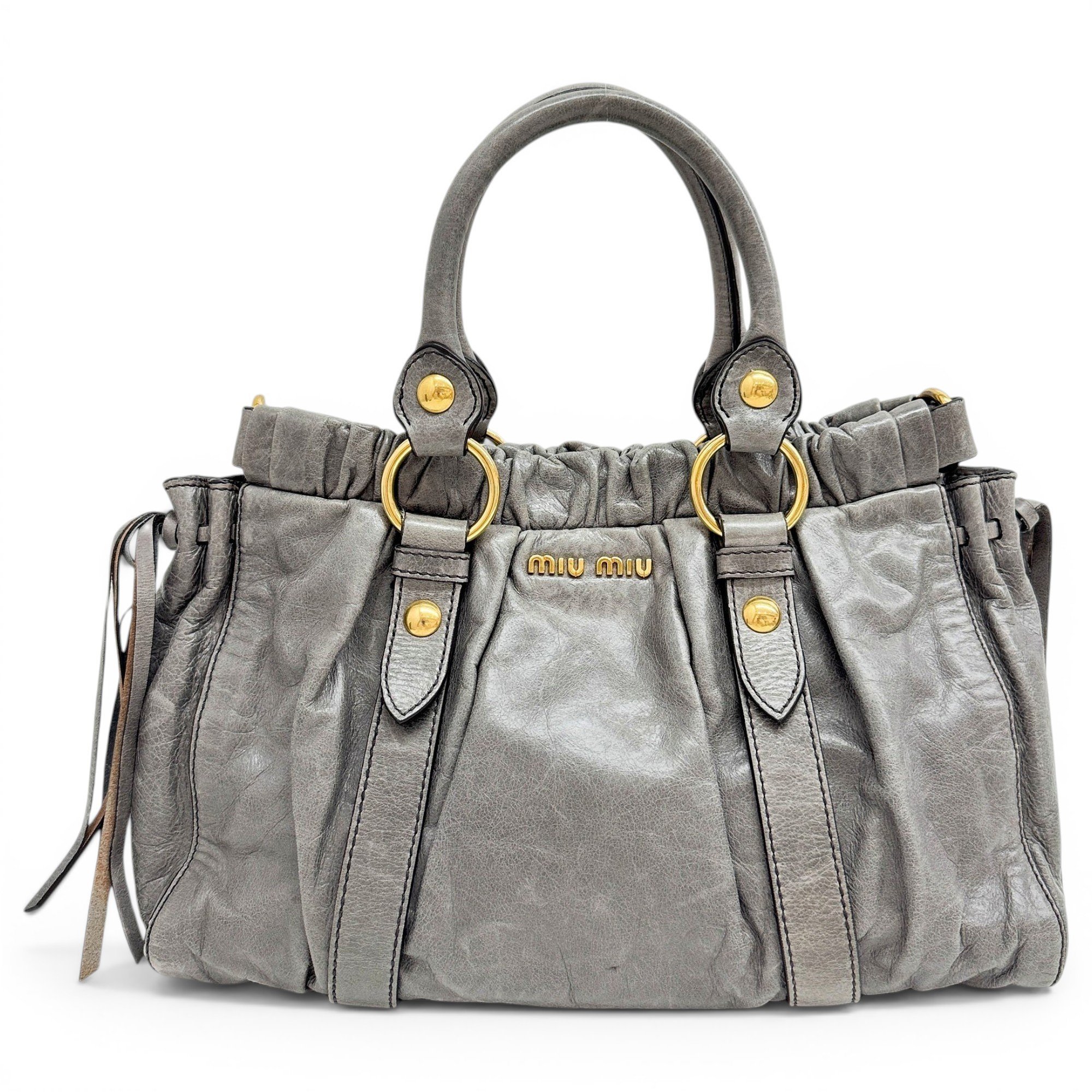 Vitello leather handbag