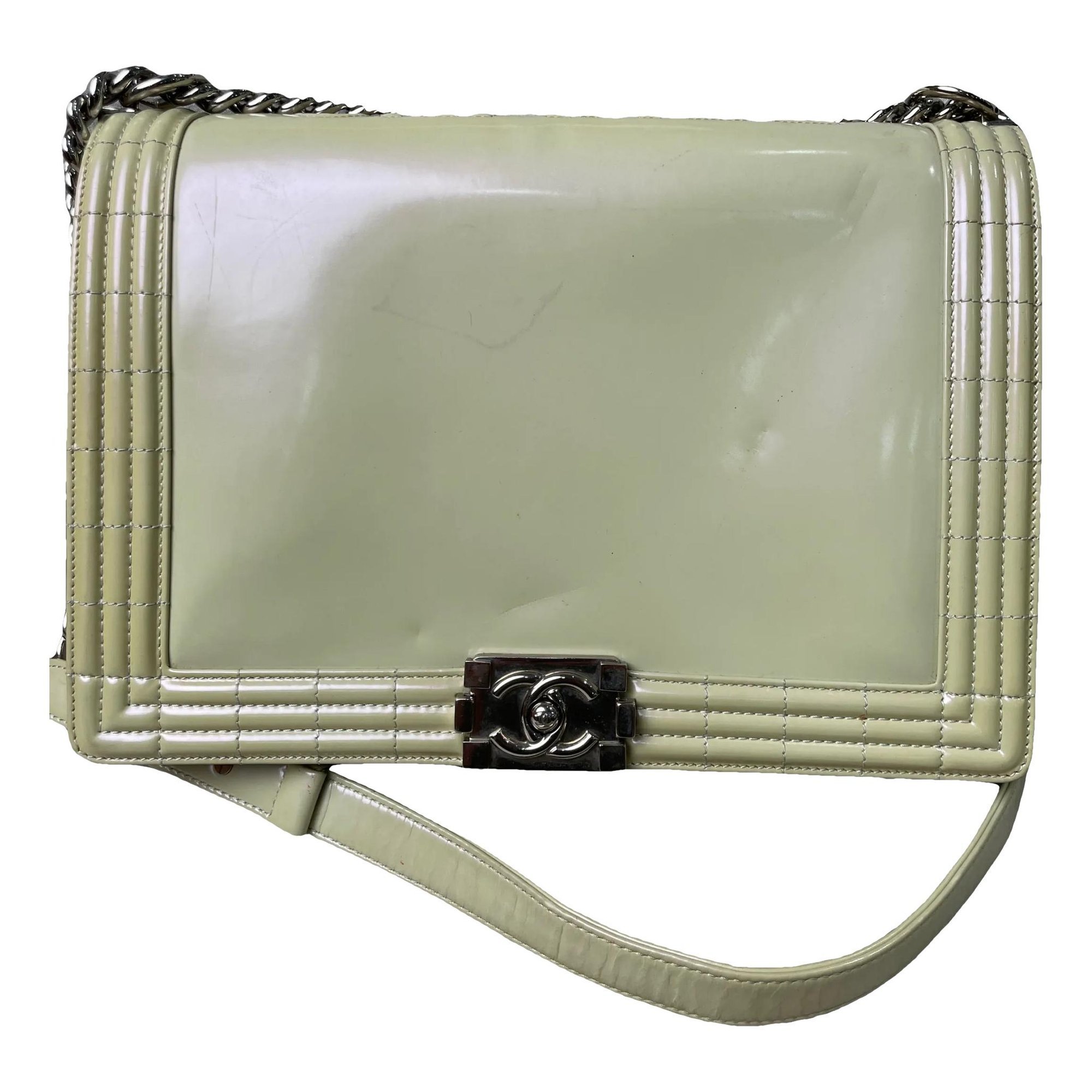 Boy patent leather crossbody bag
