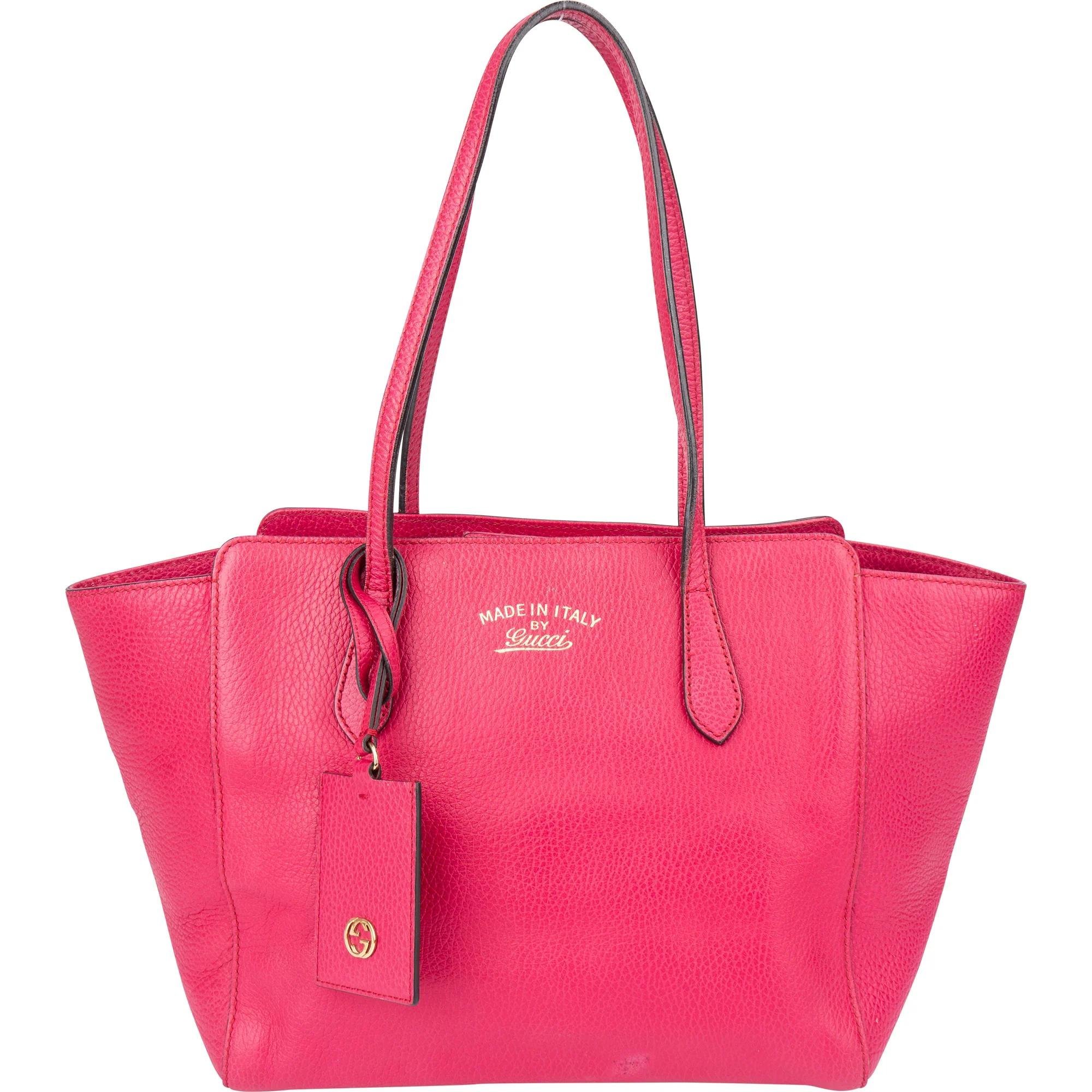 Swing leather handbag