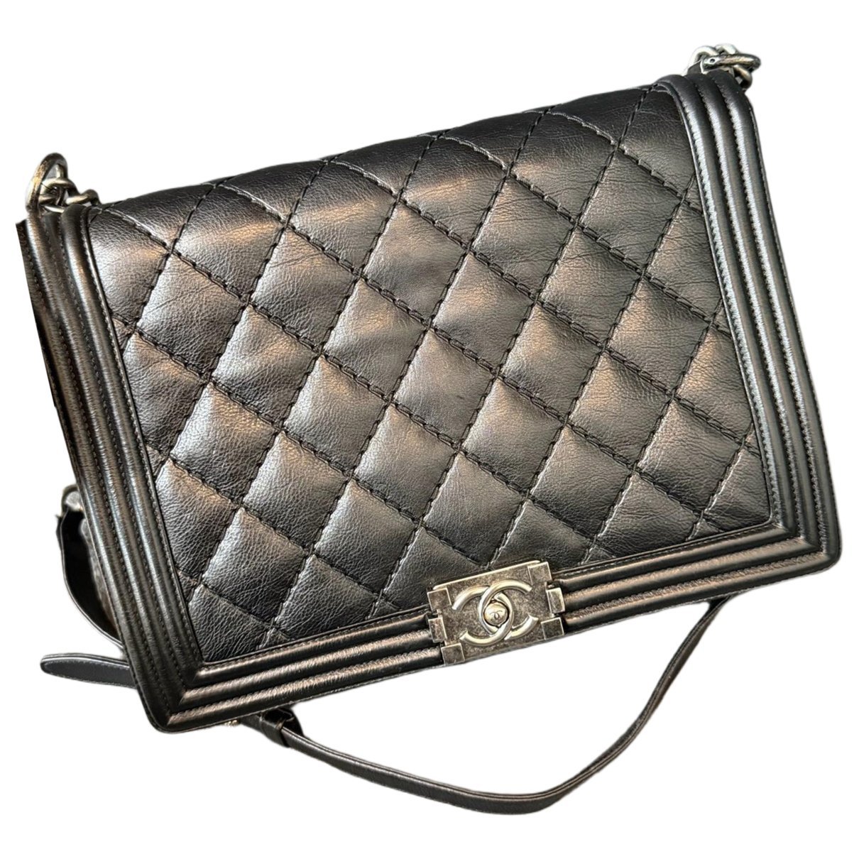 Boy leather crossbody bag