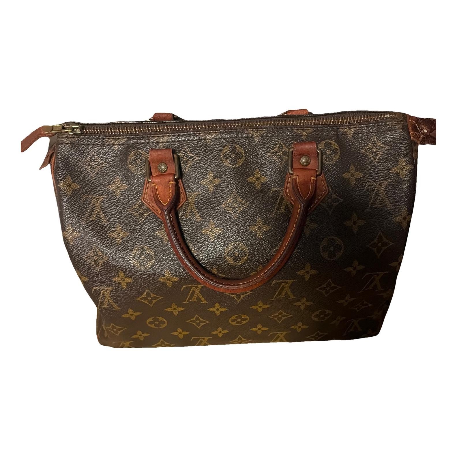 Speedy leather handbag