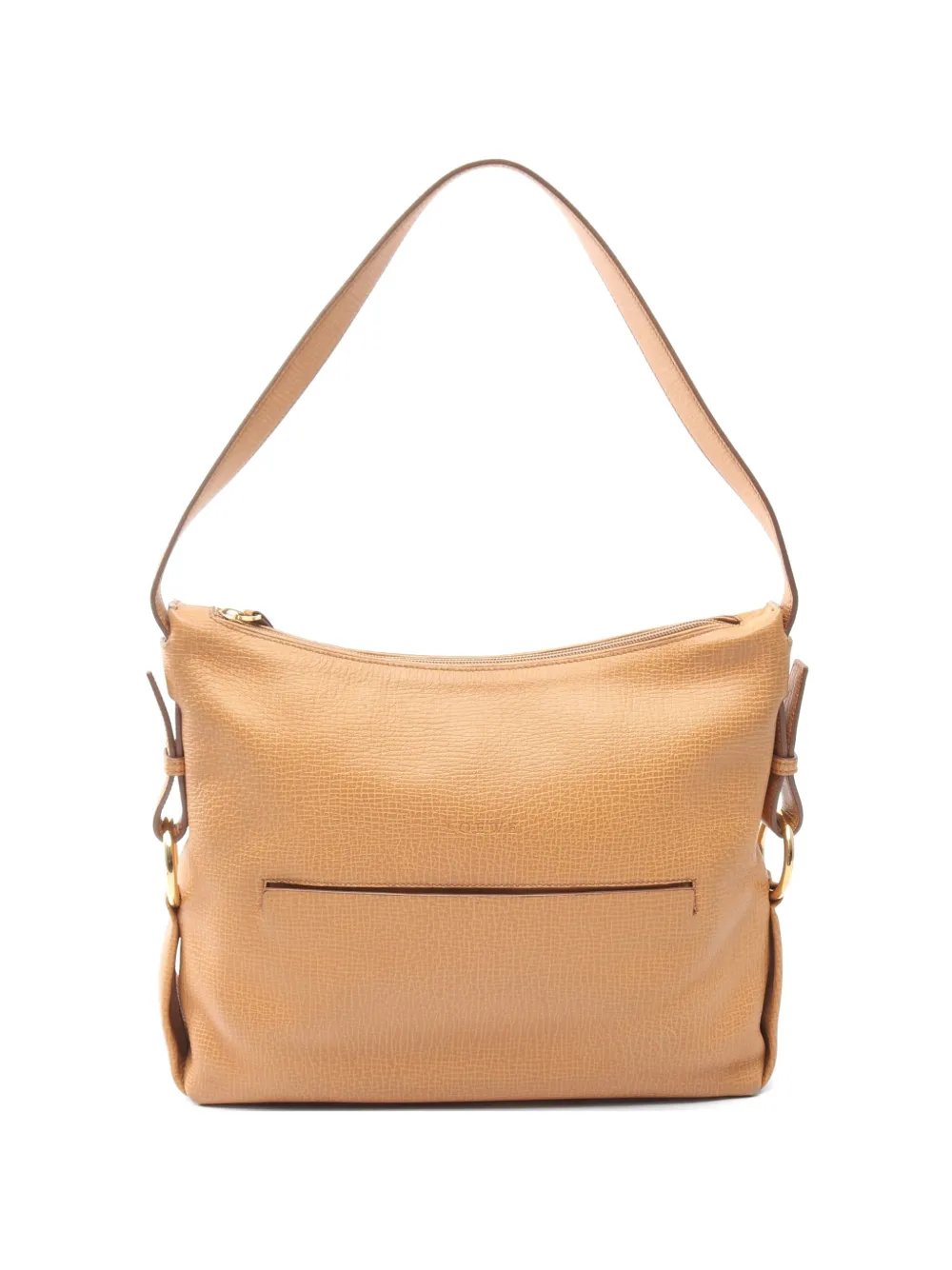 2000s logo-embossed shoulder bag