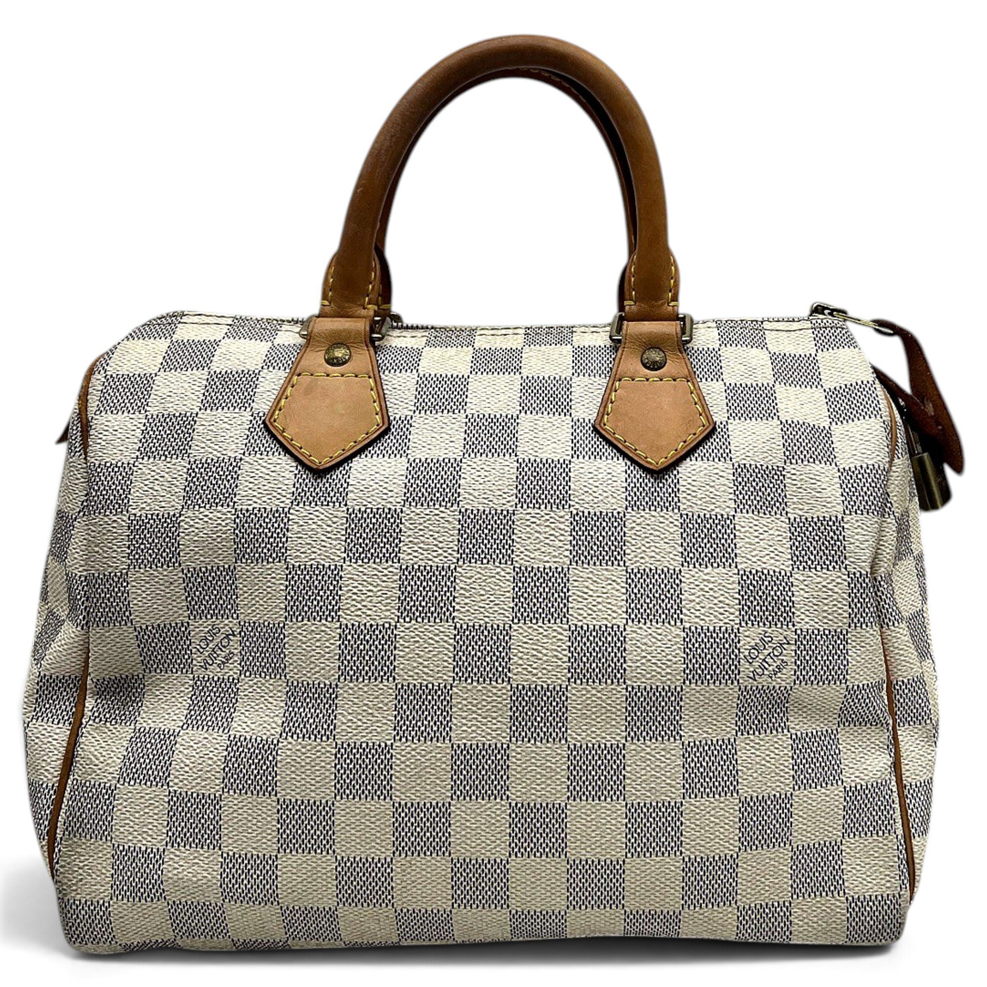 Speedy leather handbag
