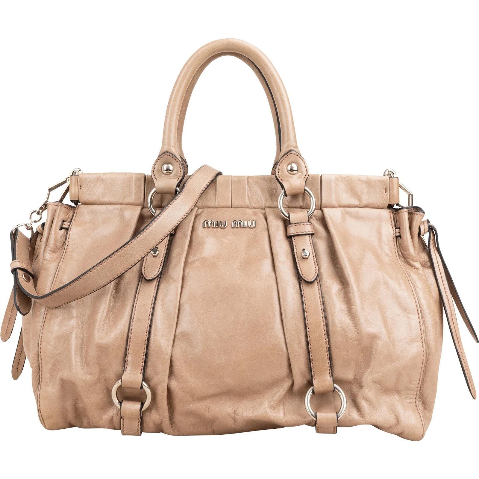 Vitello leather handbag