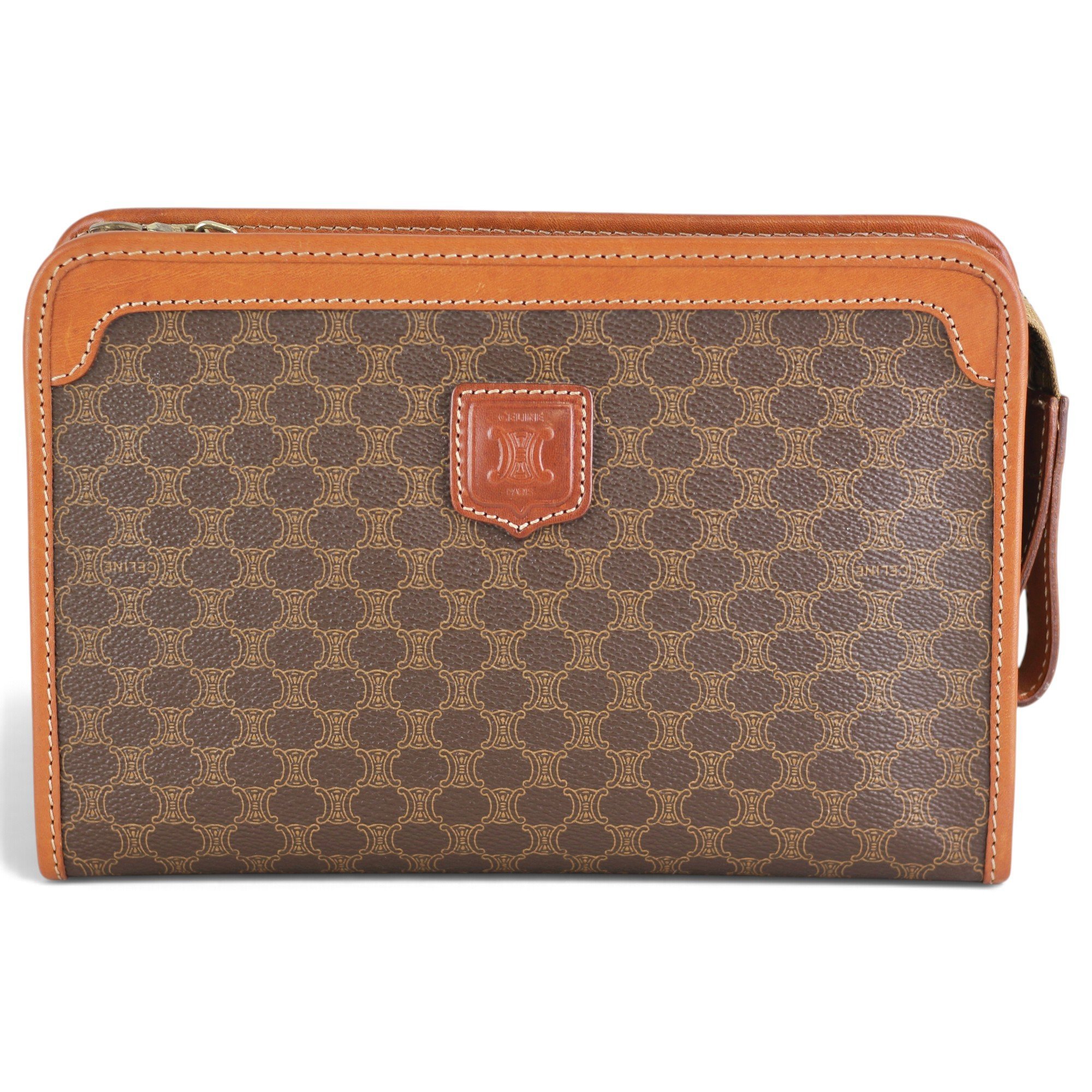 Leather vanity case