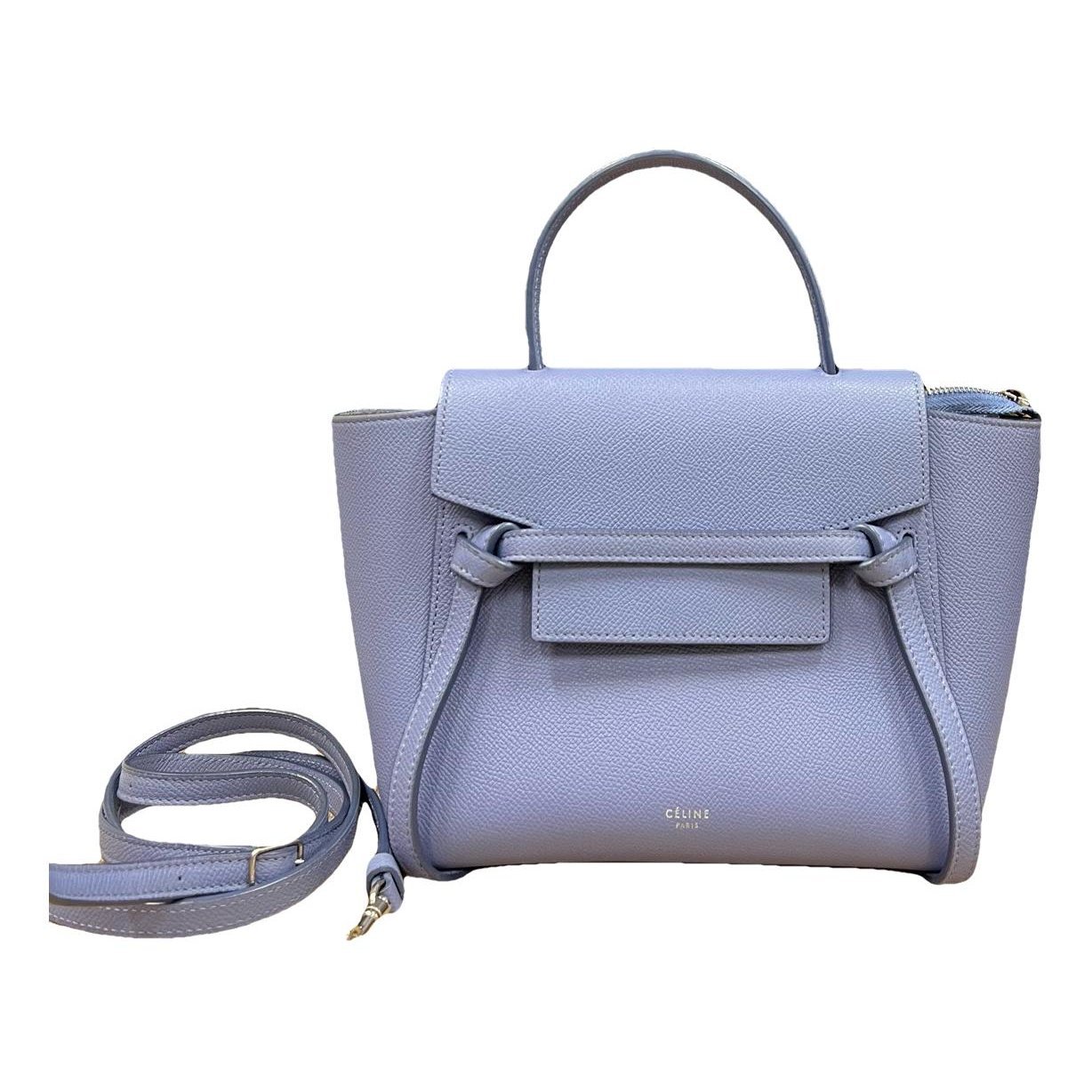 Belt leather handbag