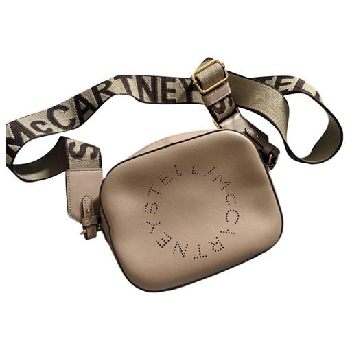 Logo vegan leather crossbody bag