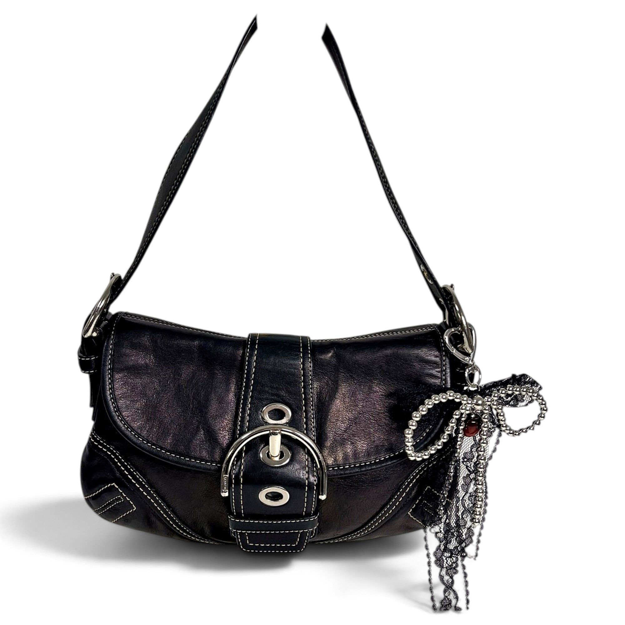 Leather handbag