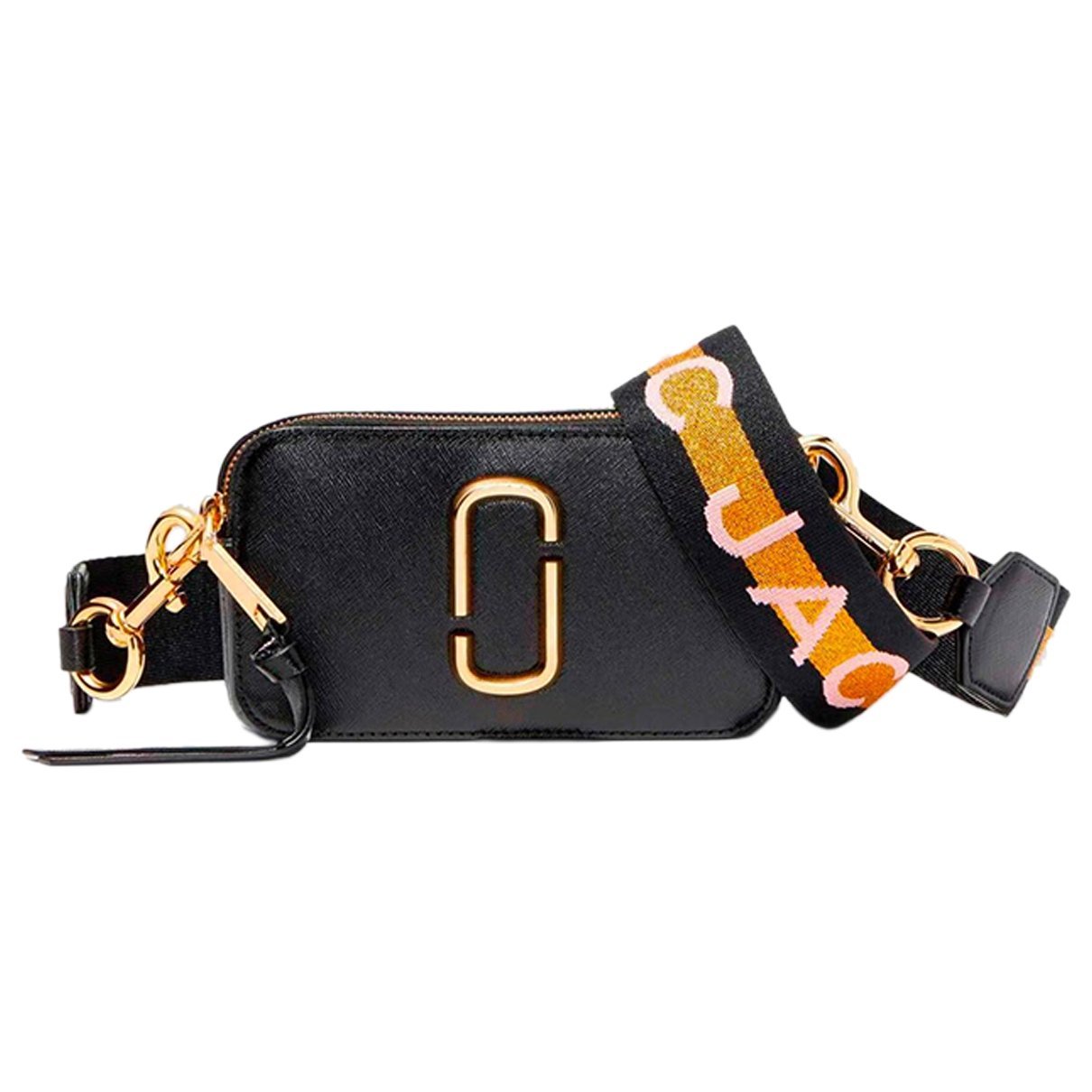 Snapshot leather travel bag