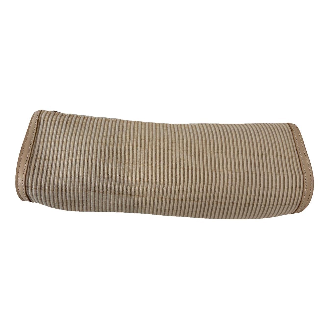 Tweed clutch bag