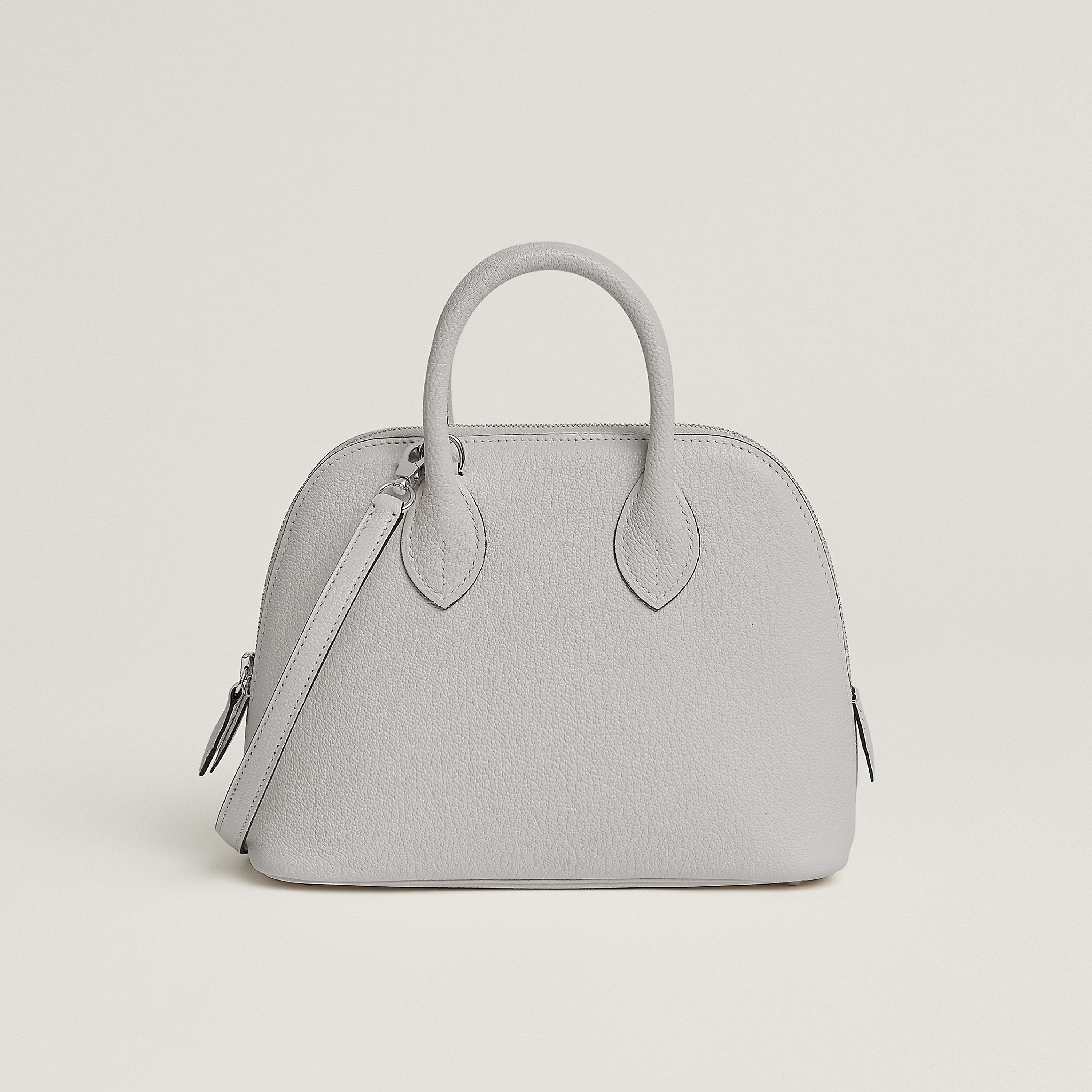 Hermès Mini Bolide in gris perle
