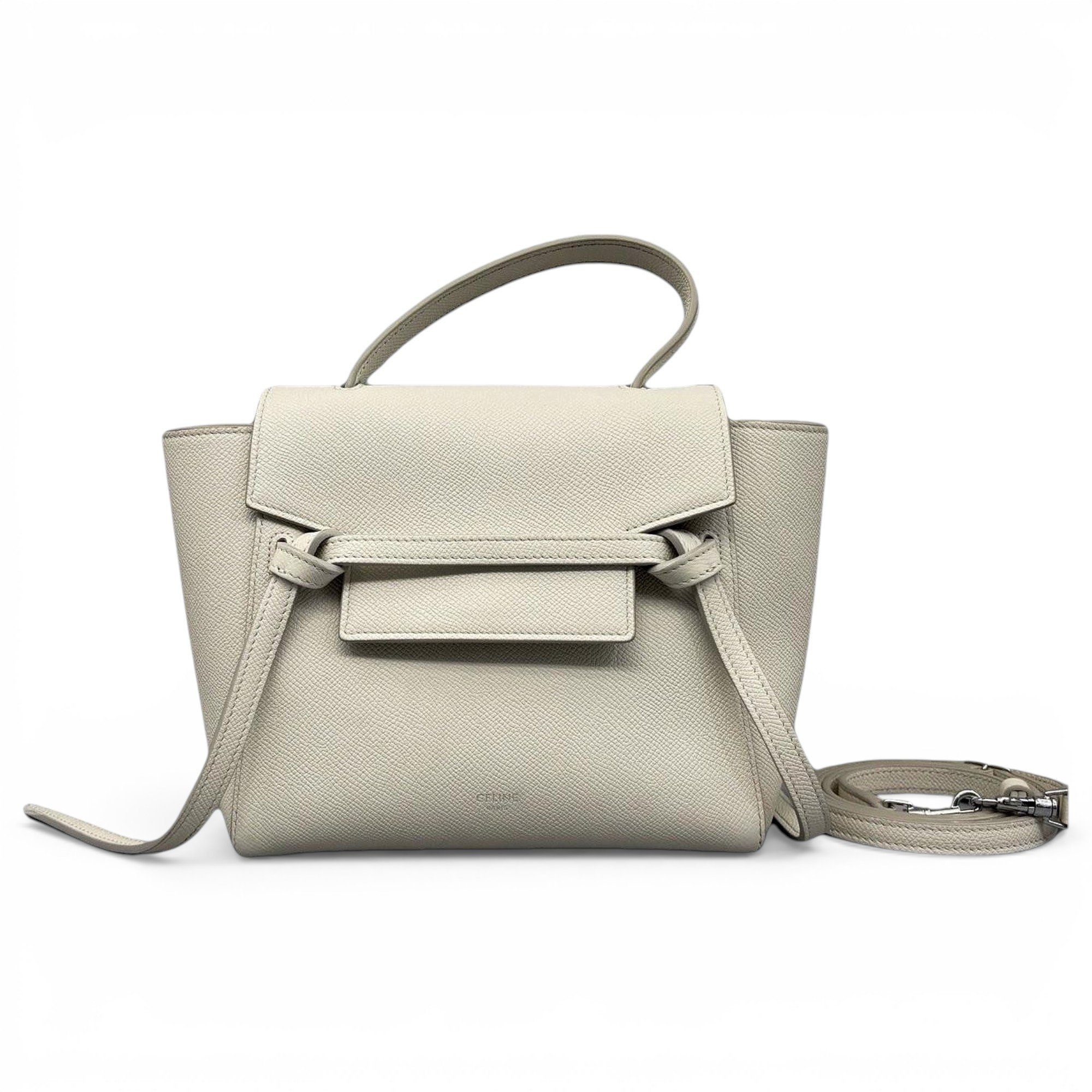 Belt leather handbag