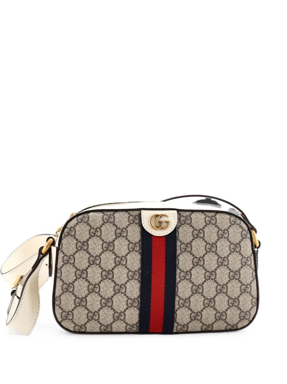 Ophidia Camera Shoulder Bag GG Coated Canvas with Leather Small crossbody bag