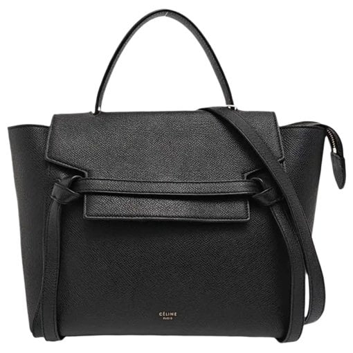 Belt leather crossbody bag