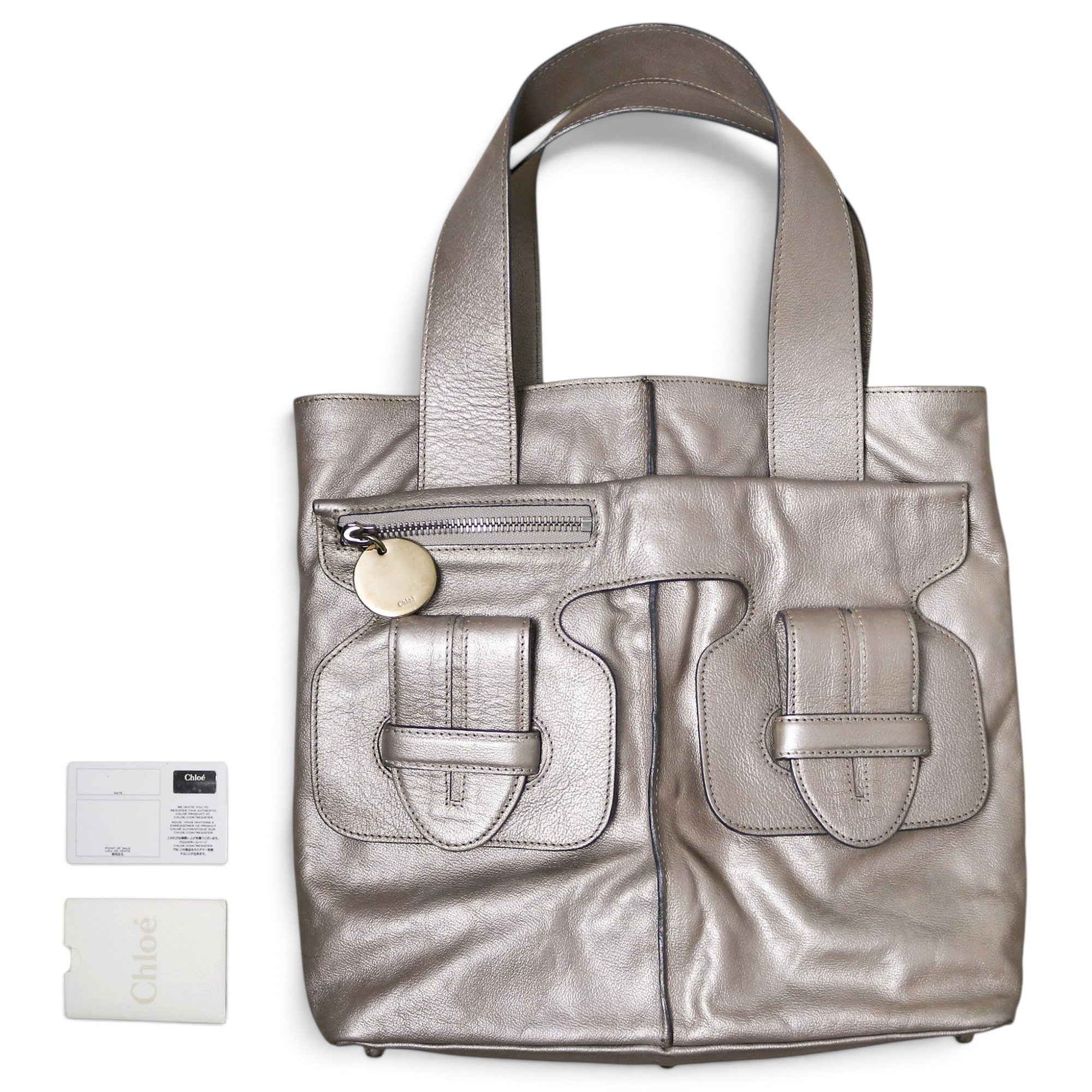Leather handbag