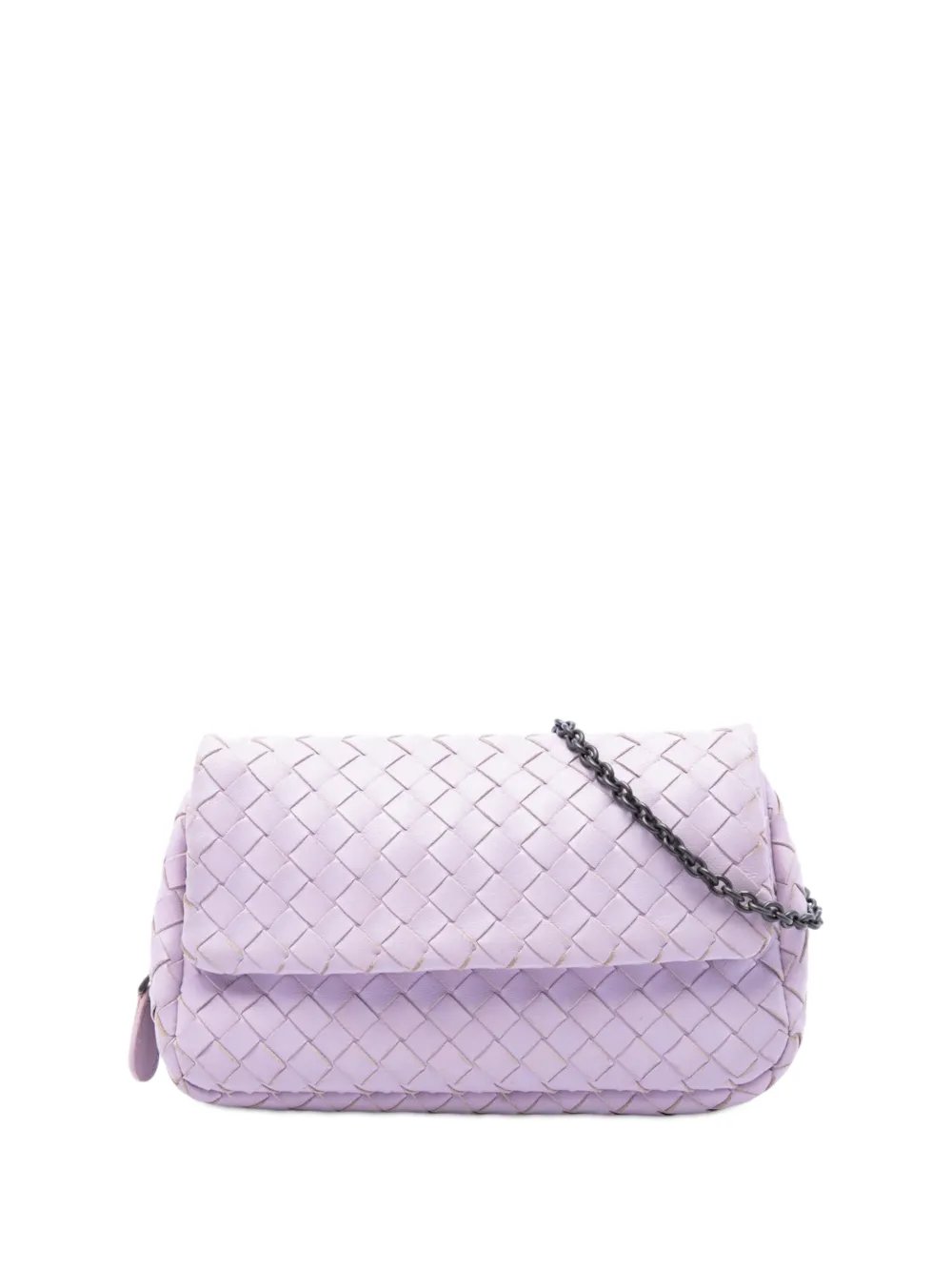 2012-2026 Mini Nappa Intrecciato Expandable Chain Flap crossbody bag