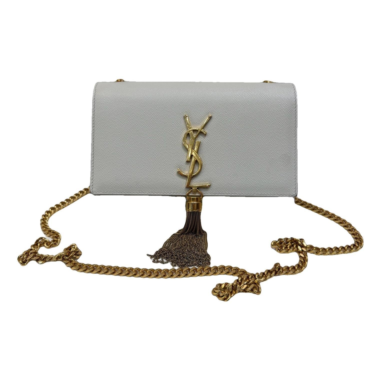 Pompom Kate leather handbag