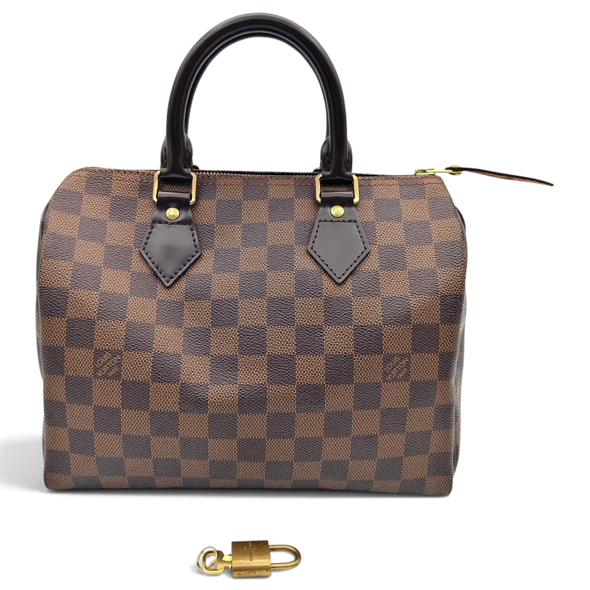 Speedy leather handbag