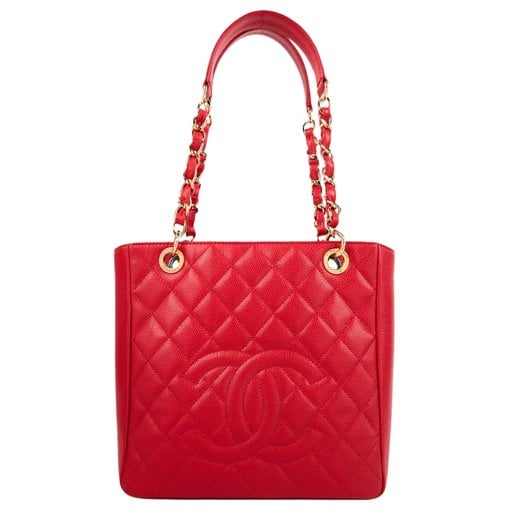 Petite Shopping Tote leather tote
